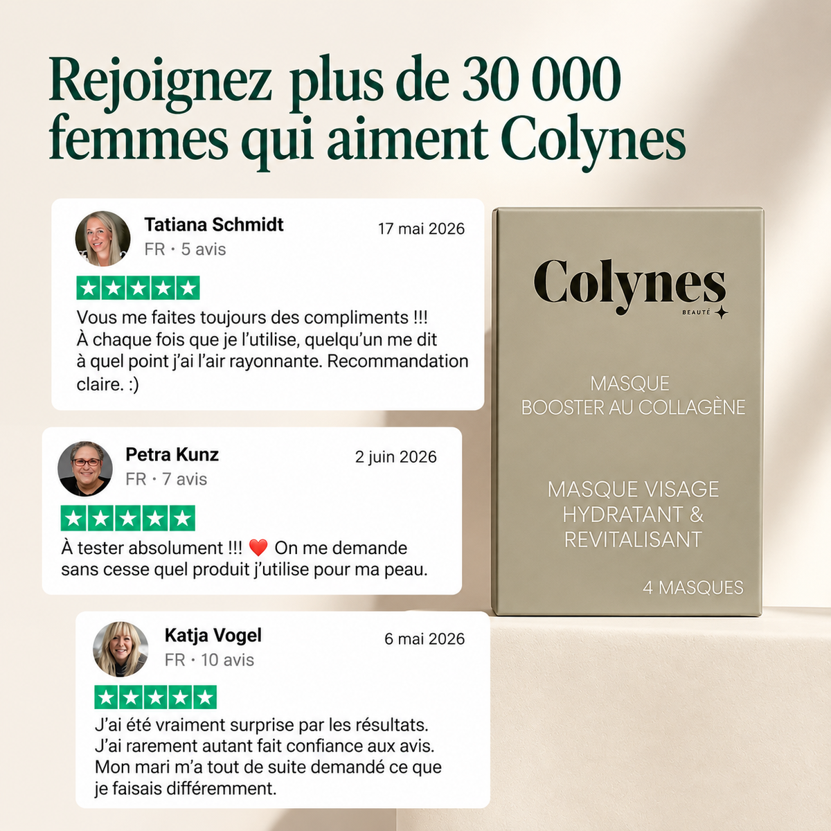 Masque Booster au Collagène