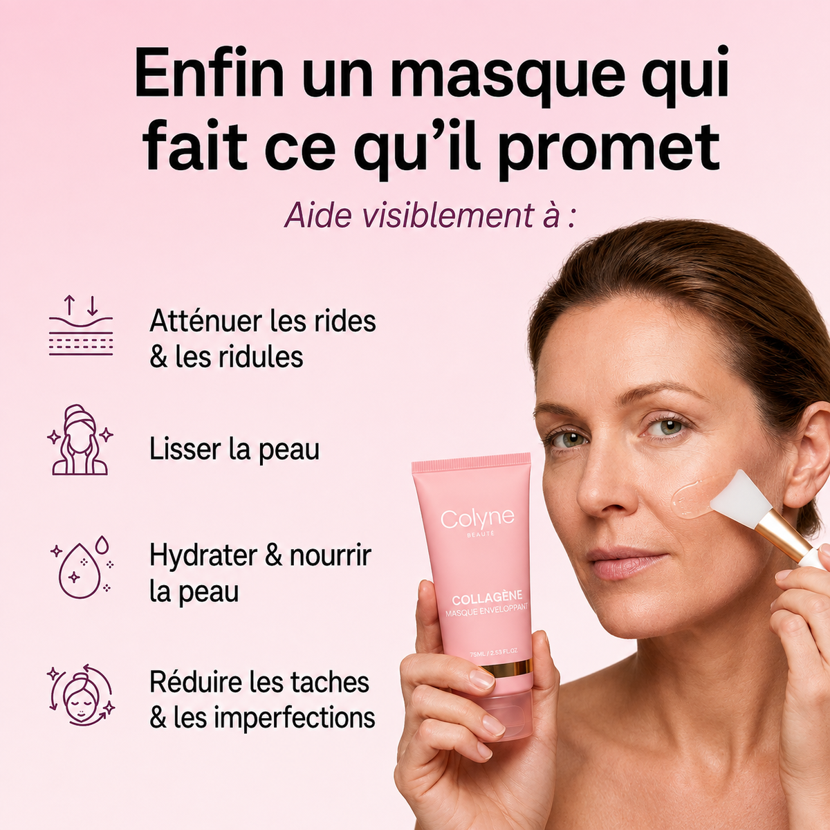 Masque au bio-collagène + pinceau
