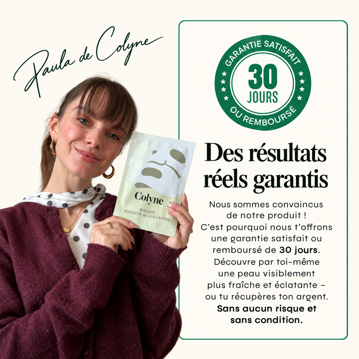 Masque Booster au Collagène