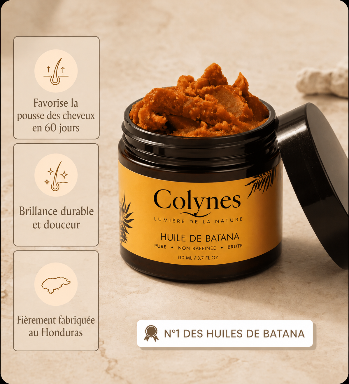 Huile capillaire naturelle Batana