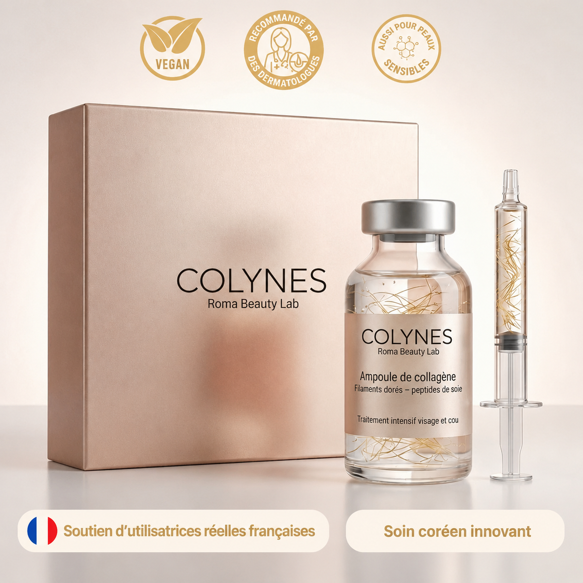 Colynes – Sérum coréen, effet lifting dès la première application.