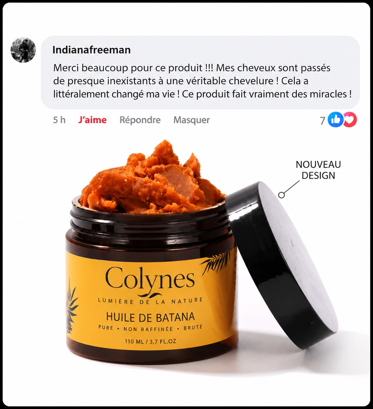 Huile capillaire naturelle Batana